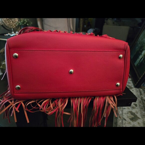 Pristine Authentic Limited Edition Versace Medussa Head Fringe Satchel Bag - Picture 7 of 16